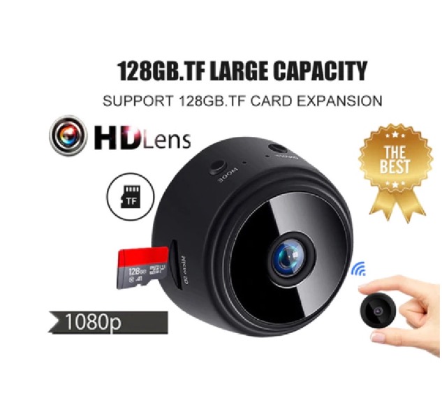 MINI TELECAMERA SPIA Nascosta HD Wifi Professionale - Micro Videocamera Con  Sens EUR 26,98 - PicClick IT