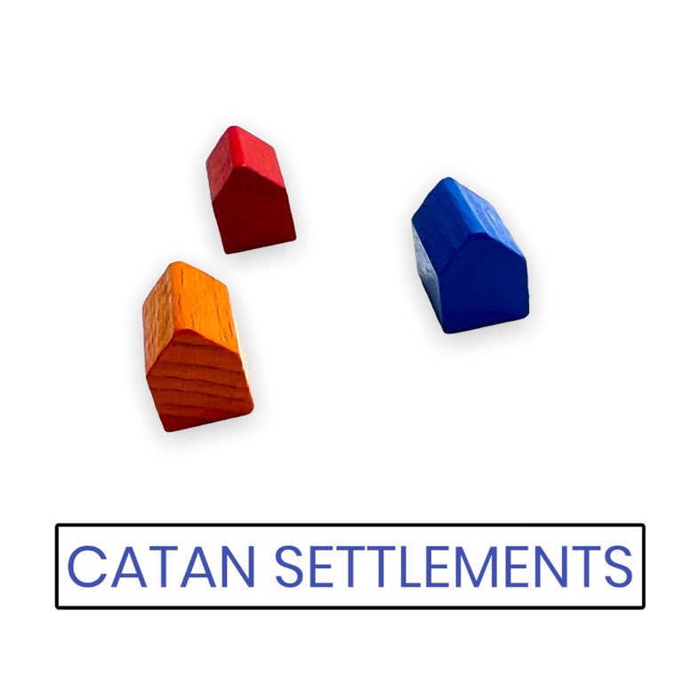 Settlers of Catan Board Game Parts & Pieces YOU CHOOSE 3061