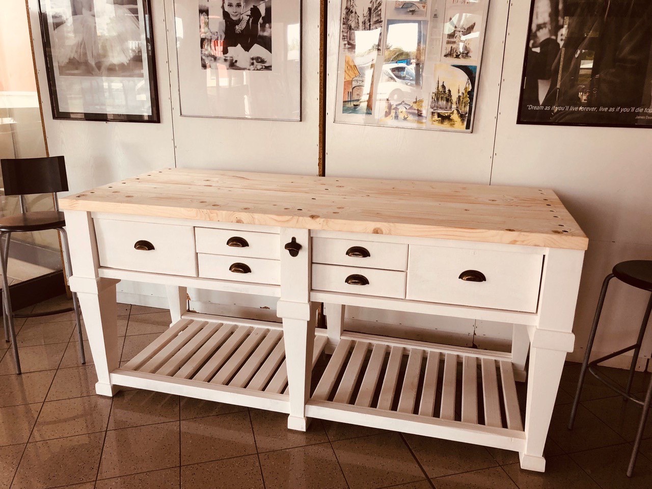 Mobile Credenza soggiorno sala da pranzo stile COUNTRY legno massello – il  baule di nonna elvira