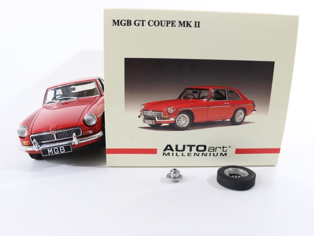 MGB GT Coupe MKII 69 Red Autoart Millennium 1:18 Scale Model 76601 W/ISSUE  | eBay