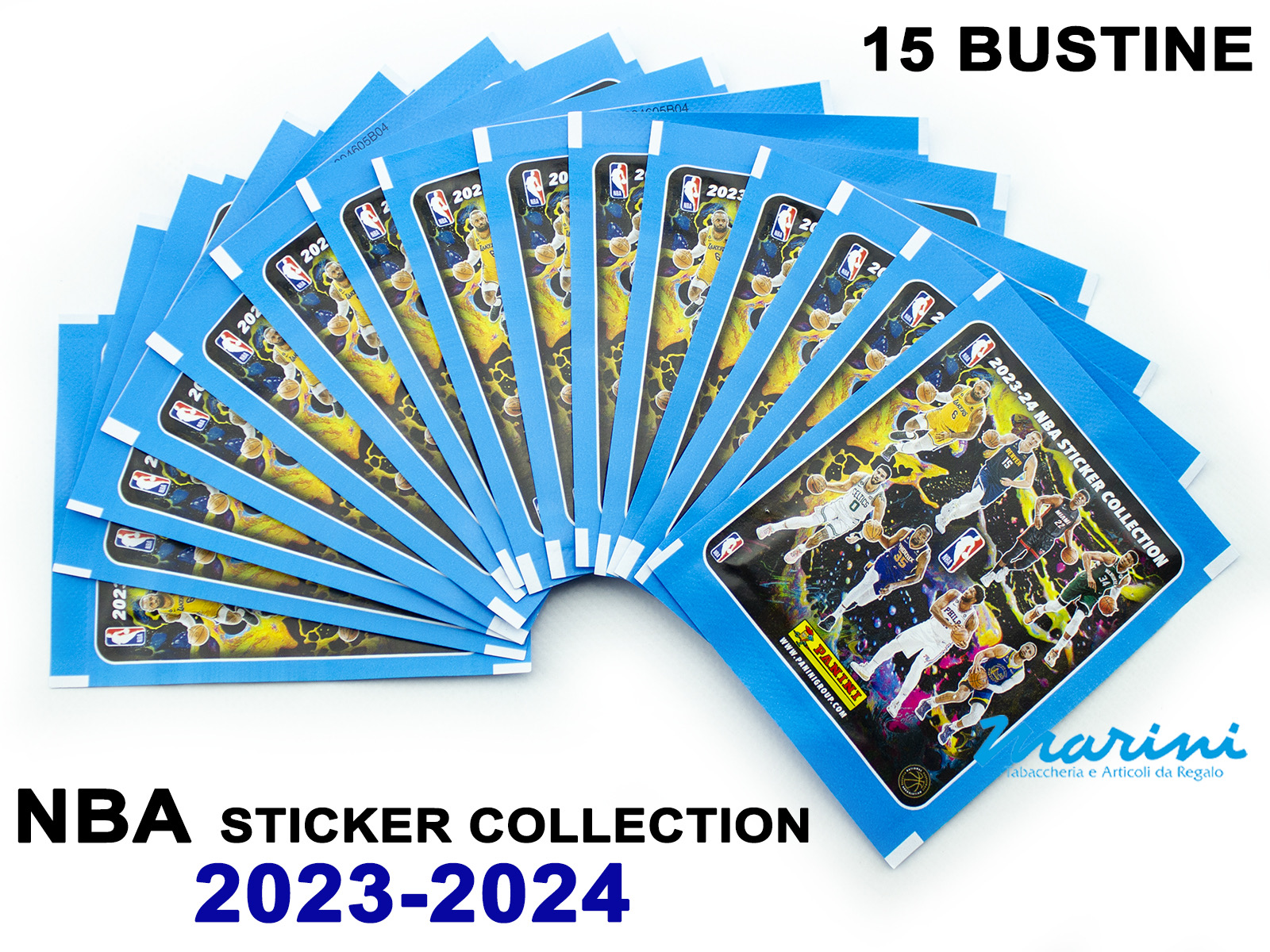 NBA STICKER COLLECTION 2023 - 2024 Box da 36 bustine